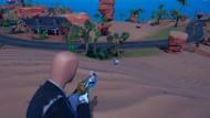 Chickens are easy to spot as they stand out from their environment (Image via Epic Games/Fortnite)